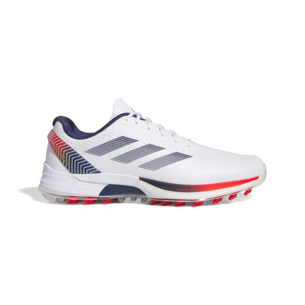 Buty golfowe z korkami adidas Adizero Zg Ftw. Białe buty sportowe męskie Adidas, bez zapięcia, na golfa. Za 816.00 zł.