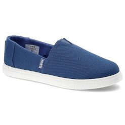 Niebieskie Tenisówki Big Star Wygodne Damskie Buty. Niebieskie półbuty damskie Big Star, na lato, bez wzorów, z gumy, klasyczne, bez obcasa, bez zapięcia. Za 79.00 zł.
