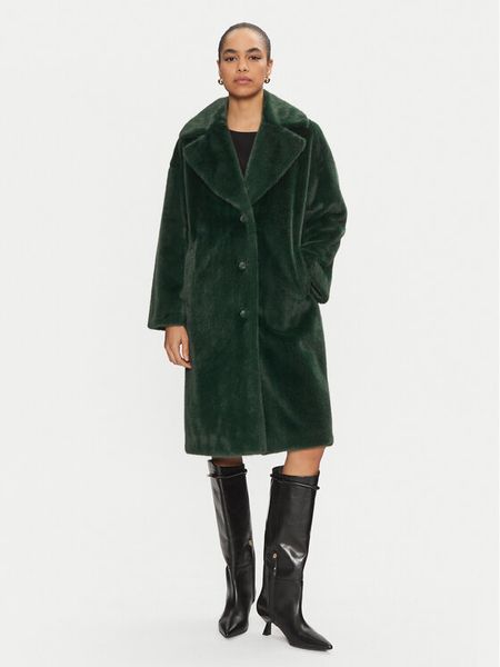 Joseph Ribkoff Kożuch 243902 Zielony Loose Fit. Zielone płaszcze damskie Joseph Ribkoff, m, bez wzorów, z syntetyku, bez kaptura. Za 1,389.00 zł.