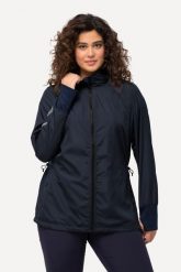 Damskie Kurtka HYPRAR lekka stójka tunel z recyklingu. Czerwone kurtki sportowe damskie Ulla Popken, plus size, bez wzorów, z materiału, bez kaptura. Za 383.99 zł.