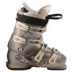 Używane buty narciarskie - LANGE Delight, 39.5 EU, Stan zadowalający. Obuwie sportowe damskie LANGE, bez wzorów, narciarskie. Za 320.00 zł.