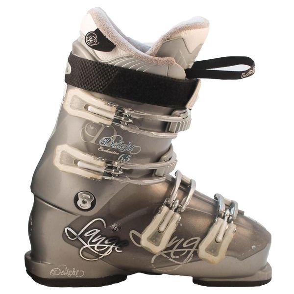 Używane buty narciarskie - LANGE Delight, 39.5 EU, Stan zadowalający. Obuwie sportowe damskie LANGE, bez wzorów, narciarskie. Za 320.00 zł.