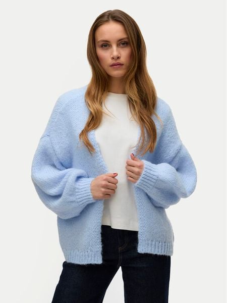 Vero Moda Kardigan Maybe 10273101 Błękitny Oversize. Niebieskie kardigany damskie Vero Moda, xl, bez wzorów, z syntetyku, bez kołnierzyka, bez ramiączek, bez kaptura. Za 152.99 zł.