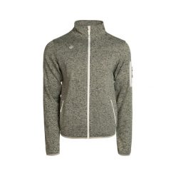 SAMAUN M V3 Męska kurtka polarowa termiczna z wysokim kołnierzem i kieszeniami z. Szare kurtki męskie IZAS, m, bez wzorów, z dzianiny, sportowe, bez kaptura. Za 269.52 zł.