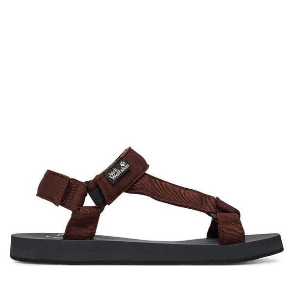 Sandały Jack Wolfskin. Brązowe sandały męskie Jack Wolfskin, bez zapięcia. Za 239.99 zł.