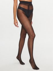 Pinko Rajstopy Damskie 102636 A1G4 Czarny. Czarne skarpety damskie Pinko, bez wzorów, z materiału. Za 179.99 zł.