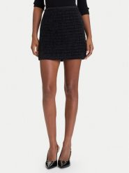 Marciano Guess Spódnica mini 5BGD08 7394A Czarny Regular Fit. Czarne spódnice damskie Marciano Guess, z aplikacjami, z syntetyku, mini. Za 608.40 zł.