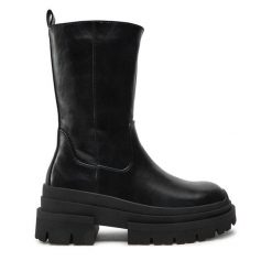 Botki ONLY Shoes. Czarne botki damskie ONLY Shoes, bez obcasa, na płaskiej podeszwie, bez zapięcia. Za 279.99 zł.