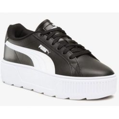 Buty sportowe Puma Karmen 387374 02 czarne. Czarne obuwie sportowe damskie bez wzorów, z materiału. Za 363.73 zł.