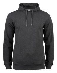 Clique Premium OC Hoody - bluza z kapturem z bawełny organicznej – anthracite. Szare bluzy męskie CLIQUE, m, bez wzorów, z bawełny, z kapturem. Za 273.74 zł.