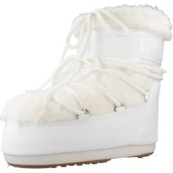 Buty MOON BOOT MB ICON LOW FAUX FUR Biały. Białe trekkingi damskie Moon Boot, na zimę, trekkingowe. Za 1,087.99 zł.