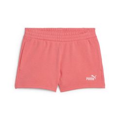 Damskie szorty z małym logo No. 1 ESS 4'' PUMA Peach Frost Red. Czerwone obuwie sportowe damskie Puma, bez wzorów, na fitness i siłownię. Za 76.30 zł.
