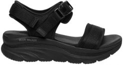 Skechers Buty sandały damskie SKECHERS D'Lux Walker - Adored Days (119823-BBK) 37.5. Obuwie sportowe damskie Skechers, bez wzorów, bez obcasa, bez zapięcia. Za 228.90 zł.