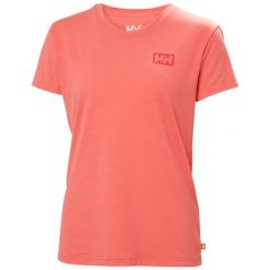 Koszulka damska Helly Hansen Skog Graphic. Czerwone t-shirty damskie Helly Hansen, l, bez wzorów, z elastanu, bez kołnierzyka. Za 244.00 zł.