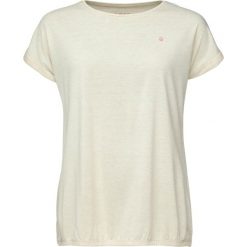 Damska koszulka LOAP Buda M — lekka, z nitką Lurex. Białe t-shirty damskie ZSPORT, m, bez wzorów, bez kołnierzyka. Za 148.99 zł.
