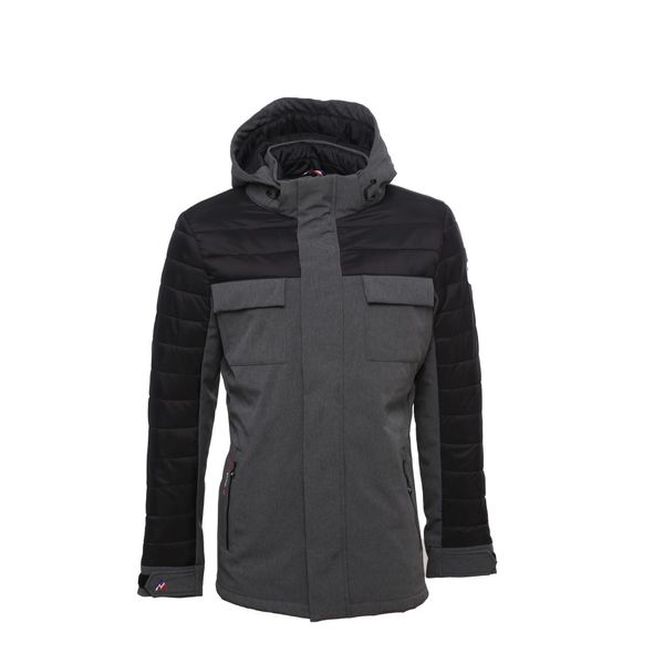 Parka Peak Mountain Cantheon. Szare parki męskie Peak Mountain, l, bez wzorów, bez kaptura. Za 481.00 zł.