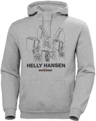 Helly Hansen Bluza męska Helly Hansen z kapturem szara kangurka sportowa na codzień. Szare bluzy męskie Helly Hansen, m, bez wzorów, z kapturem. Za 114.00 zł.