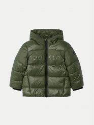 Mayoral Kurtka zimowa 4470 Zielony Regular Fit. Zielone buty zimowe chłopięce Mayoral, na zimę, bez wzorów, z syntetyku, bez kaptura. Za 159.99 zł.