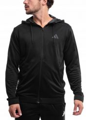 Bluza męska adidas SEA FZ HD. Czarne bluzy męskie Adidas, m, bez wzorów, z materiału, z kapturem, do biegania, climacool (adidas). Za 215.99 zł.