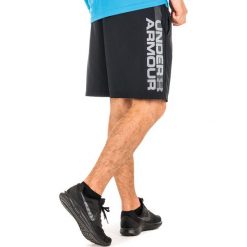 Under Armour Spodenki męskie WOVEN GRAPHIC WORDMARK SHORT czarne r. L (1320203-001). Czarne krótkie spodenki sportowe męskie marki Under Armour, sportowe. Za 79.00 zł.