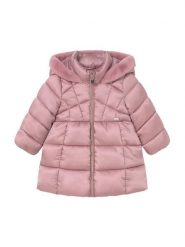 Mayoral Kurtka zimowa 2436 Różowy Regular Fit. Czerwone buty zimowe dziewczęce Mayoral, na zimę, bez wzorów, z syntetyku, bez kaptura. Za 199.99 zł.