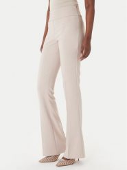 Rinascimento Spodnie materiałowe CFC0127876003 Beżowy Slim Fit. Brązowe spodnie materiałowe damskie Rinascimento, s, bez wzorów, z materiału. Za 439.99 zł.