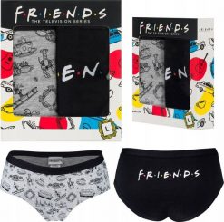 Soxo Zestaw 2x Majtki damskie SOXO Dzień Kobiet figi Friends S. Figi damskie Soxo, s, bez wzorów. Za 34.99 zł.