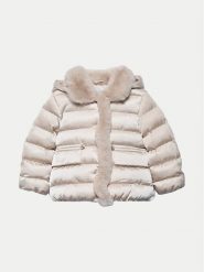 Abel & Lula Kurtka zimowa 5837 Beżowy Regular Fit. Brązowe buty zimowe dziewczęce Abel & Lula, bez wzorów, z syntetyku, bez zapięcia. Za 389.99 zł.