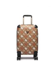 Guess Walizka kabinowa Eliette TWB931 59830 Beżowy. Brązowe torebki do ręki damskie Guess, z aplikacjami, z tworzywa sztucznego, bez dodatków. Za 829.99 zł.