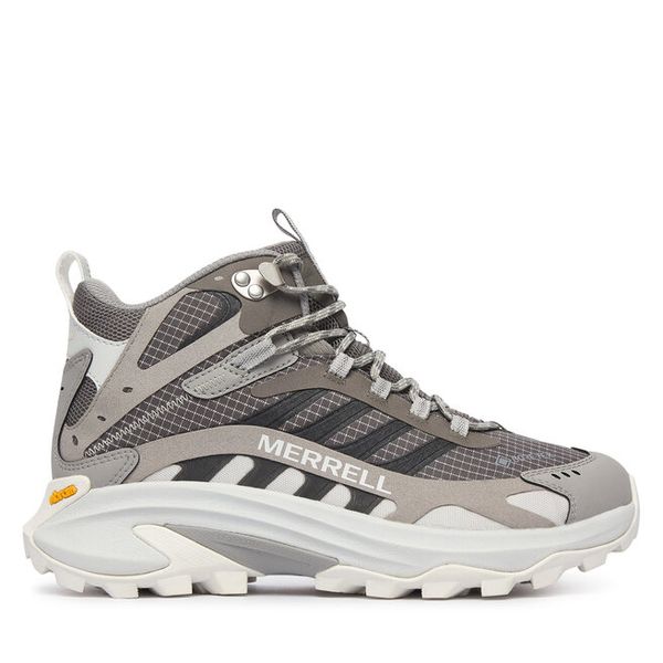 Trekkingi Merrell. Szare obuwie sportowe damskie Merrell, bez wzorów, trekkingowe. Za 799.99 zł.