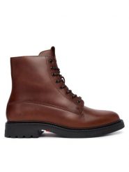 Tommy Hilfiger Kozaki Comfort Lwt FM0FM05593 Brązowy. Brązowe kozaki męskie Tommy Hilfiger, ze skóry. Za 599.99 zł.