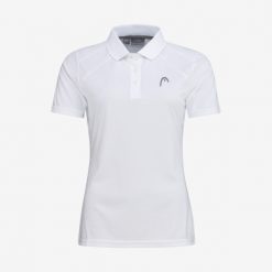 Koszulka polo damska CLUB 22 Tech. Białe koszulki sportowe damskie Head, xl, bez wzorów, z poliesteru, bez kołnierzyka, bez ramiączek, tenisowe. W wyprzedaży za 140.00 zł.