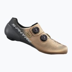 Buty szosowe męskie Shimano SH-RC903S. Żółte buty sportowe męskie Shimano, bez zapięcia, rowerowe. Za 1,259.00 zł.