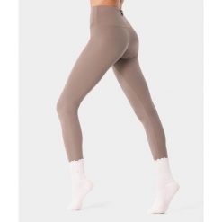 Legginsy crossback na pilates dla kobiet Carpatree Balletcore. Szare legginsy damskie Carpatree, bez wzorów, z podwyższonym stanem, na fitness i siłownię. Za 219.99 zł.