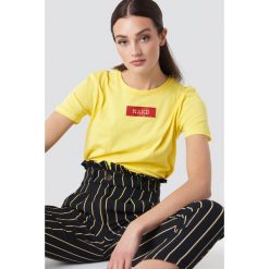 NA-KD T-shirt NA-KD Logo - Yellow. T-shirty damskie marki Camel Active. W wyprzedaży za 30.47 zł.