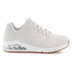 Buty Skechers Uno 2 In Kat-Neato 155642-OFWT białe. Białe obuwie sportowe damskie bez wzorów, z materiału. Za 544.84 zł.