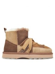 EMU Australia Śniegowce Blurred Micro Patchwork W13195 Brązowy. Brązowe śniegowce i trapery damskie Emu Australia, ze skóry. Za 789.99 zł.
