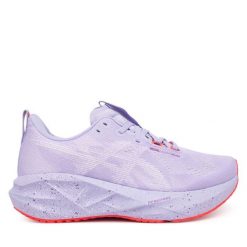 Buty do biegania Asics. Fioletowe obuwie sportowe damskie Asics, bez wzorów, do biegania. Za 679.99 zł.