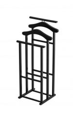 ARREDAMENTI MAXI Stojak na koszule i garnitur - 102 x 35 cm, Czarny. Czarne garnitury męskie No Name, bez wzorów, bez kołnierzyka, bez ramiączek. Za 604.99 zł.