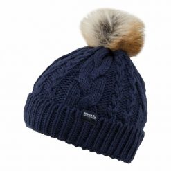 Damska Czapka Lovella VI Beanie. Niebieskie czapki i kapelusze damskie Regatta, bez wzorów, sportowe. Za 65.99 zł.