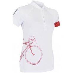 Sensor Damska Koszulka Rowerowa Cyklo Tour White. Białe koszulki sportowe damskie Sensor, z lycry, z krótkim rękawem. W wyprzedaży za 149.00 zł.