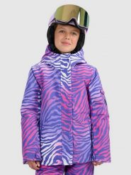 4F Kurtka snowboardowa membrana 8000 dziewczęca - multikolor 140 (9-10 lat). Brązowe kurtki i płaszcze dla dziewczynek 4f, na zimę, bez wzorów, z materiału, bez kaptura. Za 399.99 zł.