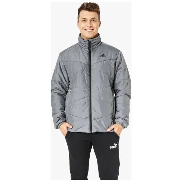Adidas Kurtka Bsc Ins Jkt , szary, rozmiar XL. Szare kurtki męskie Adidas, m, bez wzorów, z materiału, bez kaptura. W wyprzedaży za 199.99 zł.