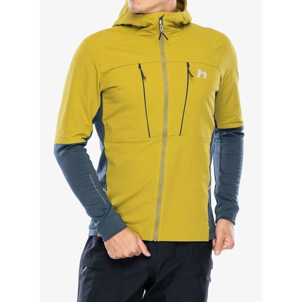 Kurtka skiturowa Hannah Trane Hoody. Żółte kurtki męskie Hannah, na zimę, bez wzorów. Za 387.99 zł.