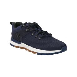 Buty uliczne Sprint Trekker Low Knit. Niebieskie buty sportowe męskie Timberland, bez zapięcia, do biegania. Za 532.35 zł.