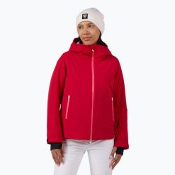 Kurtka narciarska damska Rossignol Blackside. Czerwone kurtki snowboardowe damskie Rossignol, m, bez wzorów, z elastanu, bez kaptura, narciarskie, primaloft. Za 1,299.00 zł.