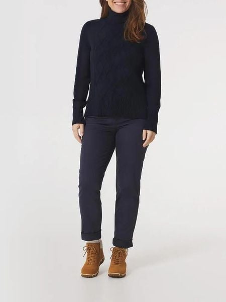 Sweter Damski TBS Keviacol. Niebieskie swetry damskie TBS, na zimę, xl, bez wzorów, z dzianiny, eleganckie, bez kołnierzyka, bez ramiączek, długie, bez kaptura. Za 449.00 zł.