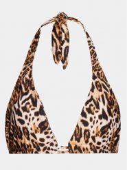 Guess Góra od bikini E4GJ21 MC04R Brązowy. Brązowe bikini damskie Guess, s, z aplikacjami. Za 169.99 zł.