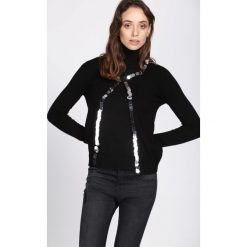 Czarny Sweter Ubiquitously. Czarne kardigany damskie Born2be. Za 59.99 zł.