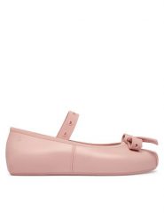 Melissa Baleriny Mini Melissa Sophie Crush Inf 37837 Różowy. Czerwone baleriny dziewczęce Melissa, bez wzorów, z tworzywa sztucznego, bez zapięcia. Za 318.99 zł.
